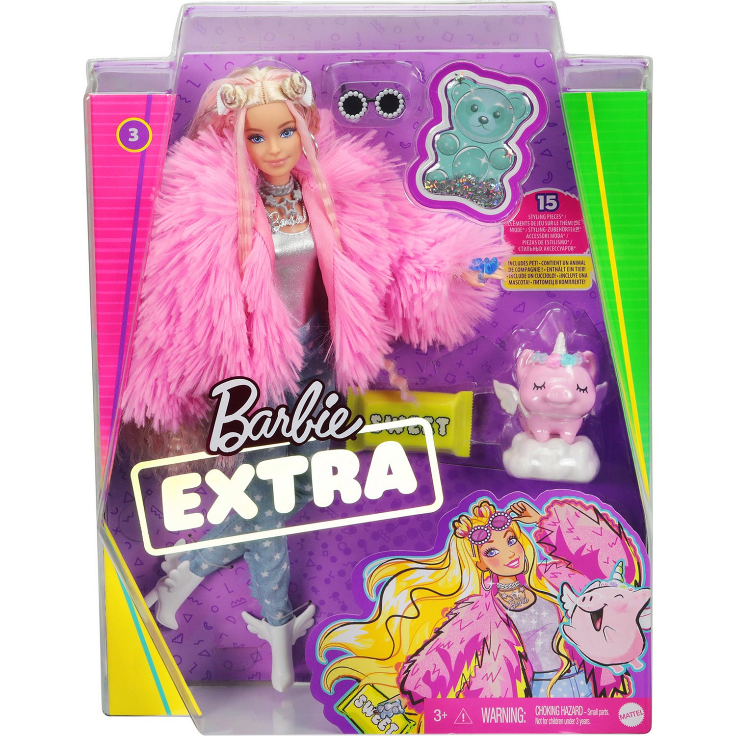 Кукла Barbie Экстра в розовой куртке купить в Москве в интернет-магазине  LEMI KIDS