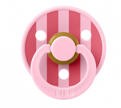 Пустышка латексная BIBS Studio Colour - Block - Coral Baby Pink, 0+ мес.