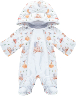 Комбинезон утеплённый Ёжик с шариком Luxury Baby, размер 68, разноцветный