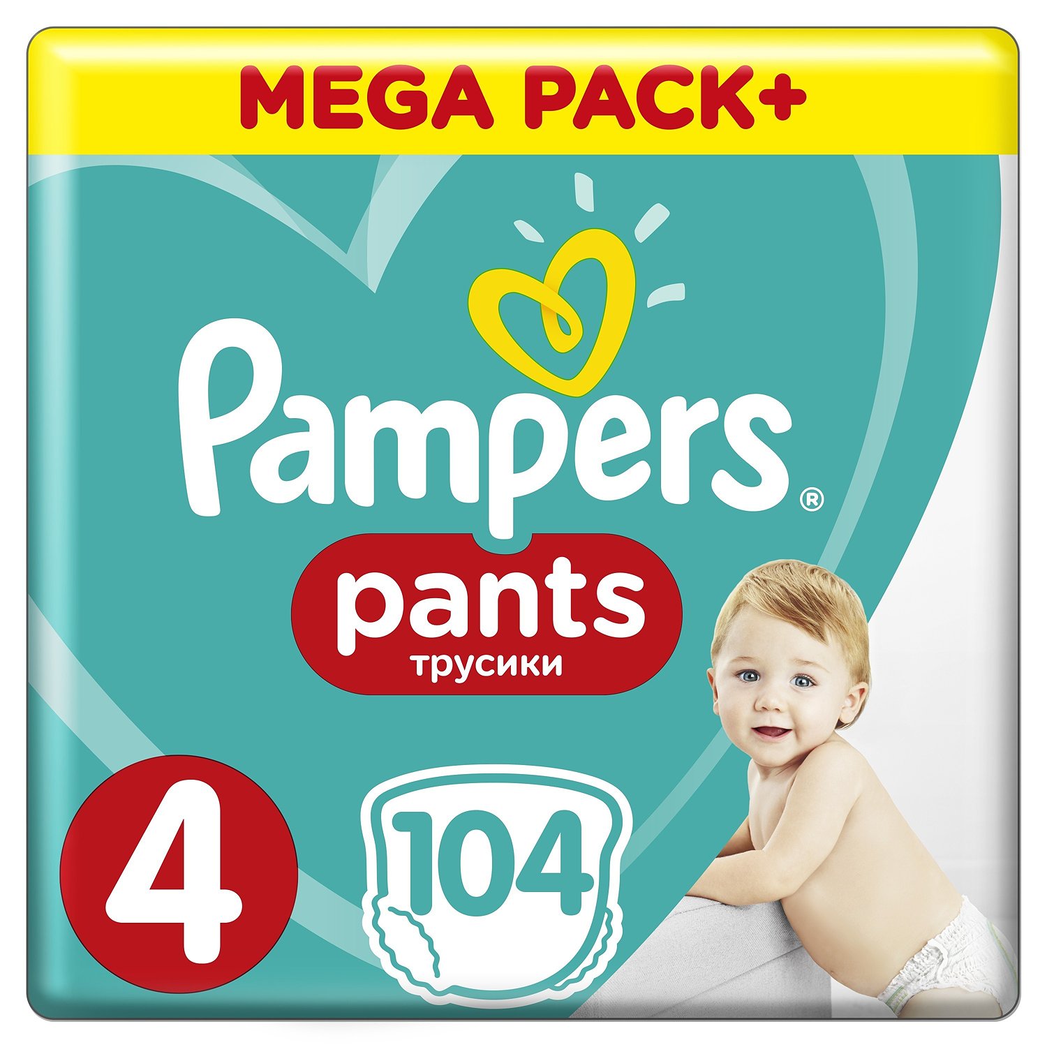 Подгузники-трусики Pampers Pants Maxi 9-14 кг 104 штуки купить в Москве в  интернет-магазине LEMI KIDS