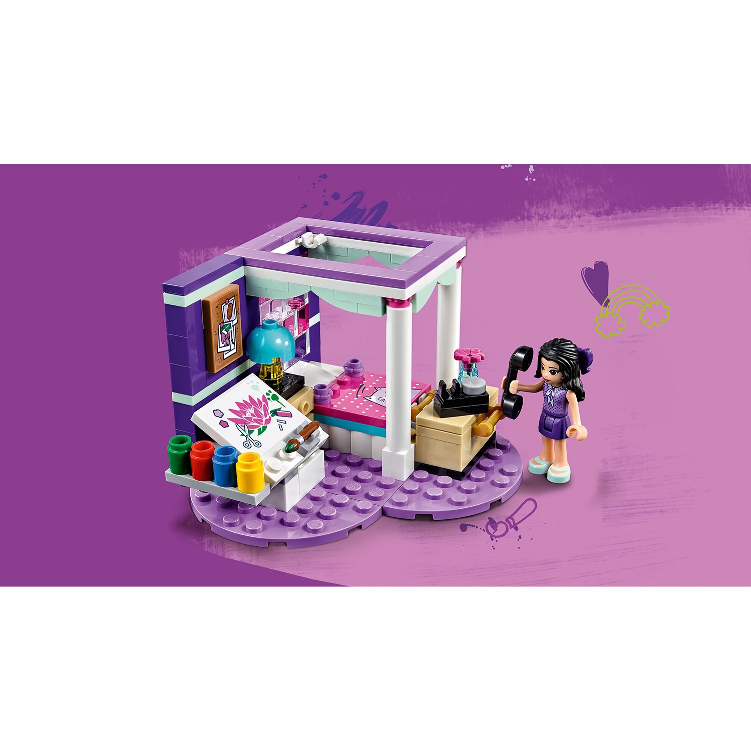 LEGO Friends Комната Эммы купить в Москве в интернет-магазине LEMI KIDS