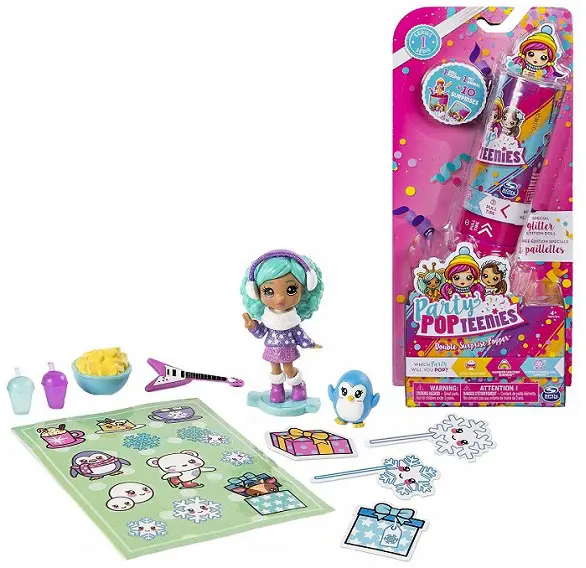 Хлопушка с сюрпризом Party Pop Teenies 2 куклы+аксессуары
