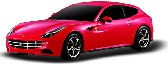 Машина р/у 1:24 Ferrari FF, цвет красный 27MHZ