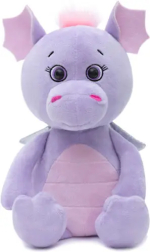 Игрушка мягконабивная Дракоша Uno Символ года 2024, Kult of Toys, сиреневый, 25 см Игрушка мягконабивная Дракоша Uno Символ года 2024, Kult of Toys, сиреневый, 25 см