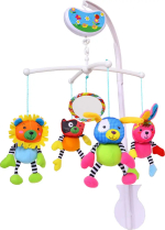 Музыкальный мобиль Счастливые животные Biba Toys 56х34,5х29 см Музыкальный мобиль Счастливые животные Biba Toys 56х34,5х29 см