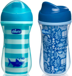 Фотография товара Поильник Chicco Active Cup 266 мл синий/голубой