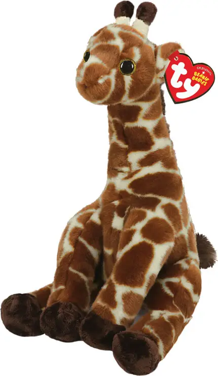 Мягкая игрушка TY Beanie Babies жираф Gavin 25 см