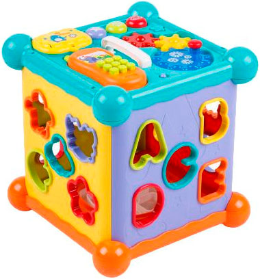 Развивающий интерактивный куб AmaroBaby Musical Play Cube, AMARO-401MPC/28