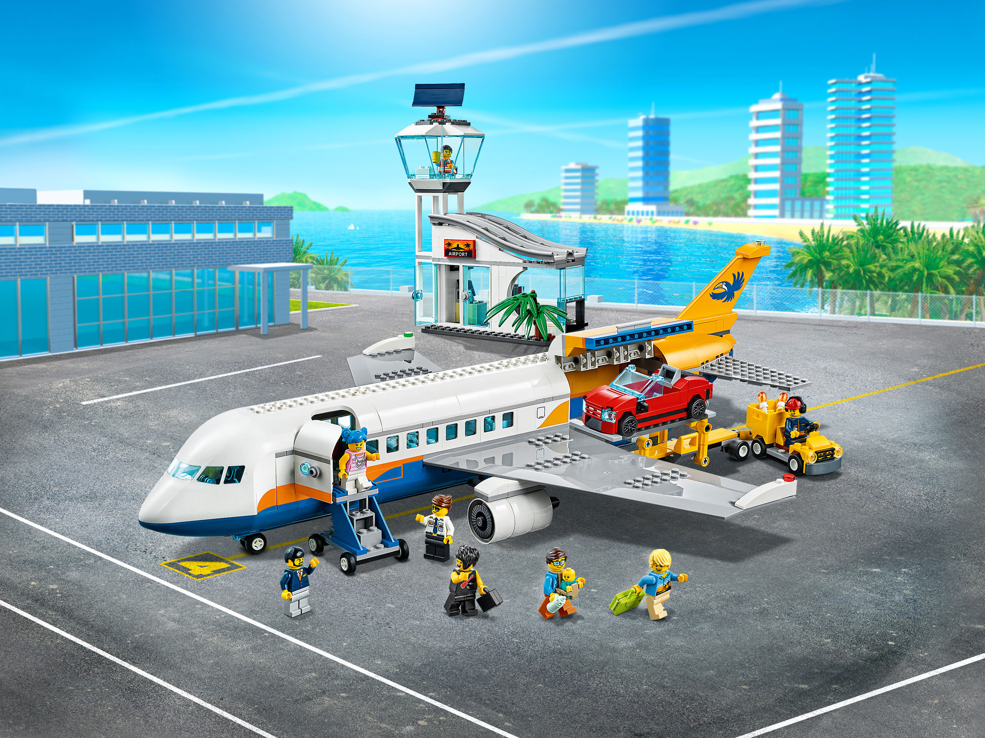 Конструктор LEGO City 60262 Пассажирский самолёт.