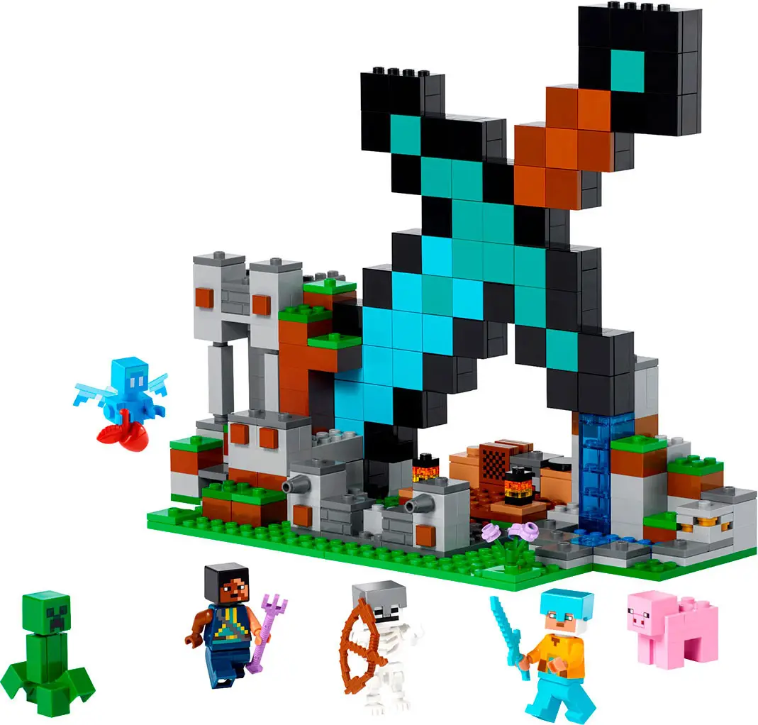 Конструктор Lego Minecraft Застава меча