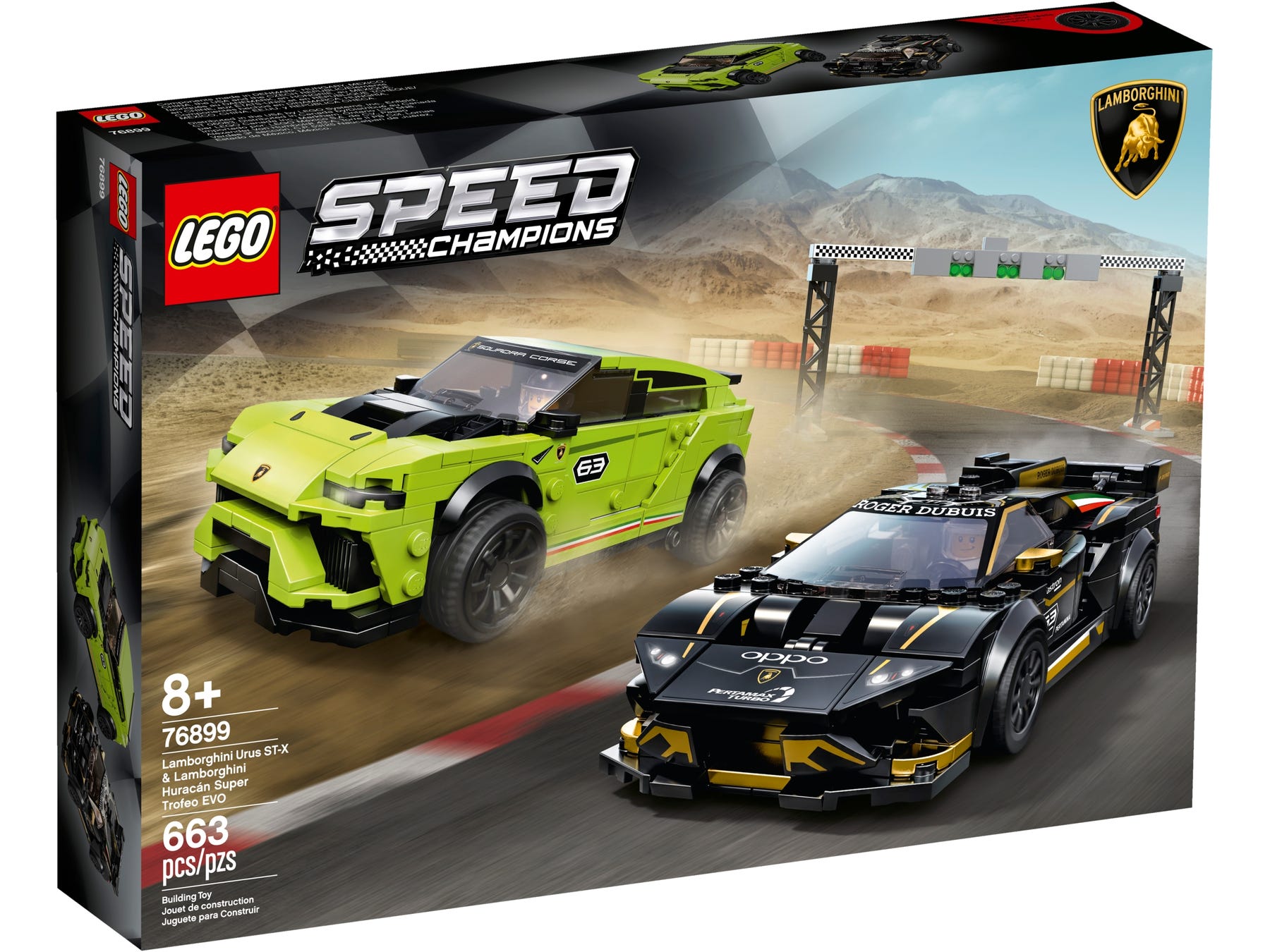 LEGO Speed Champions 76899 Lamborghini Urus ST X Lamborghini Huracan Super Trofeo EVO LEMI KIDS