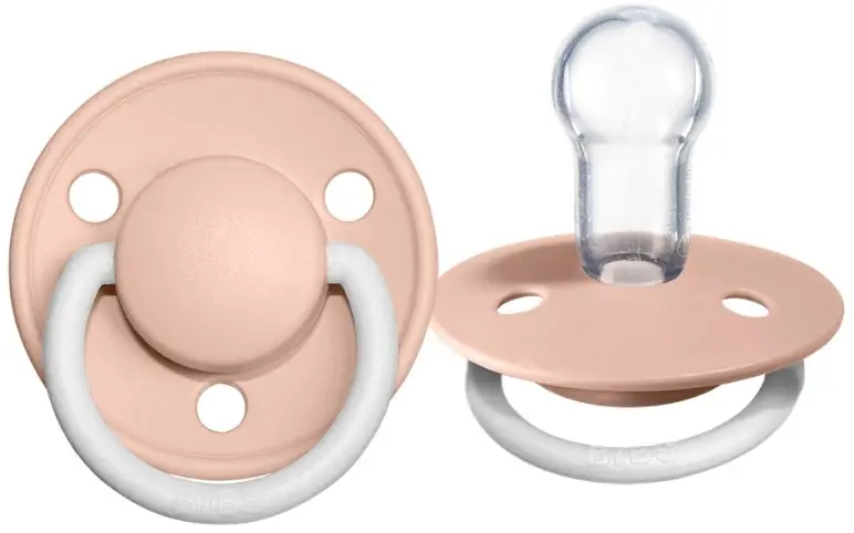 Пустышка Bibs De Lux Silicone Blush Night 0+ месяцев