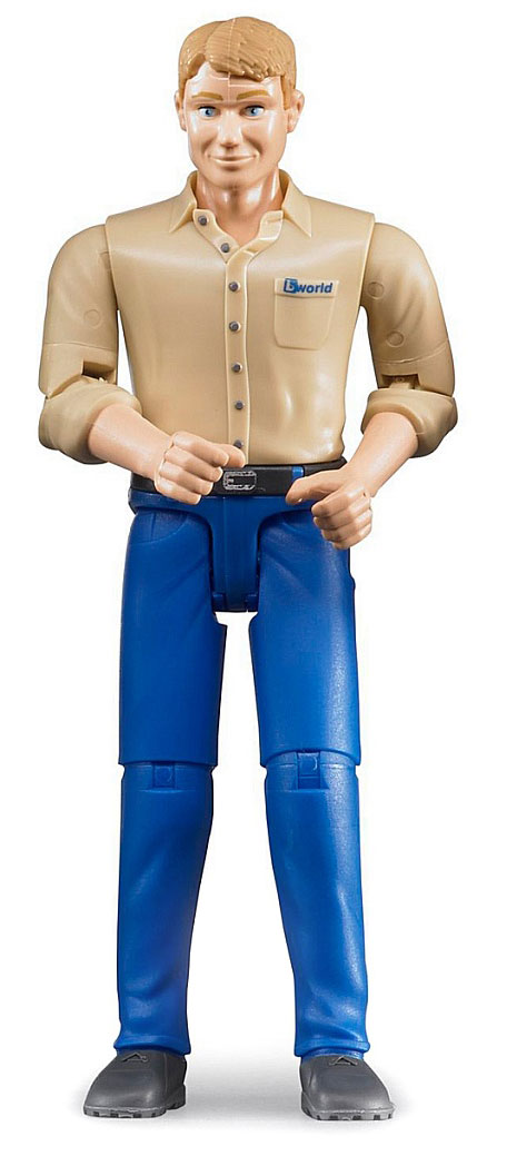 Игровой набор Bruder Мужчина в голубых джинсах 60-006