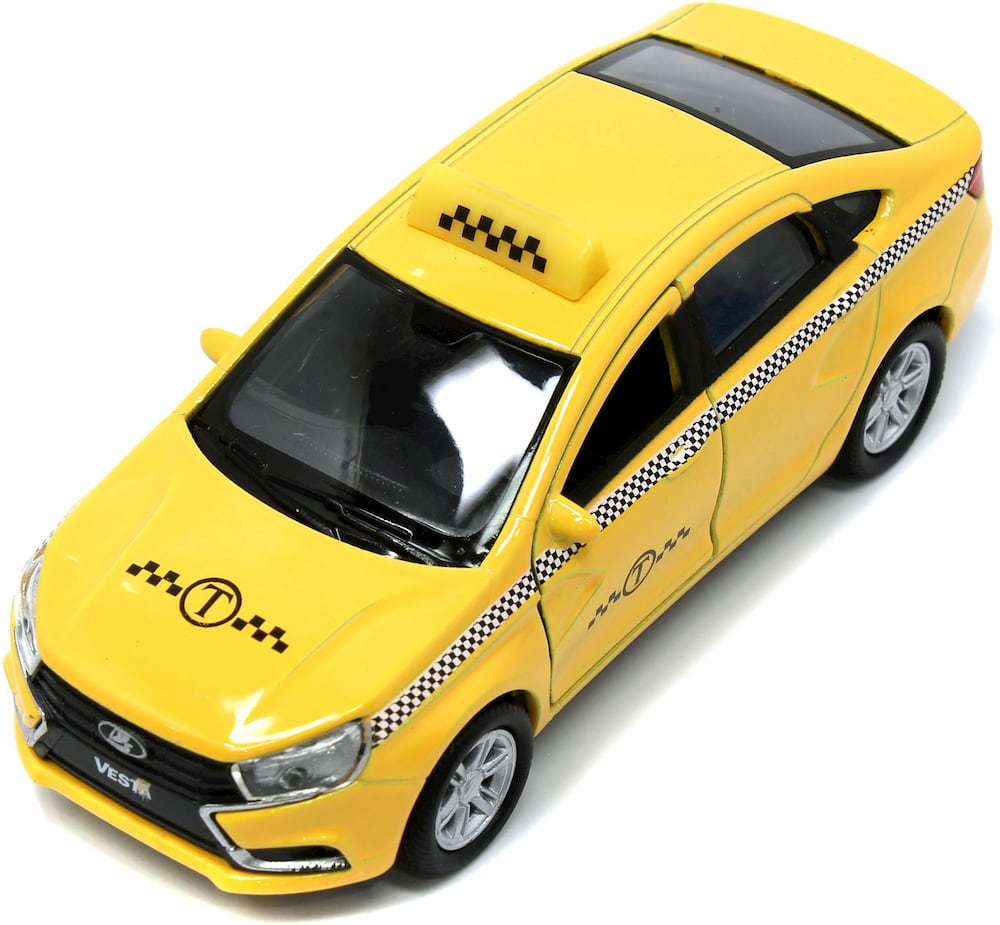 Модель машины Welly Lada Vesta такси 1:34-39 купить в Москве в  интернет-магазине LEMI KIDS