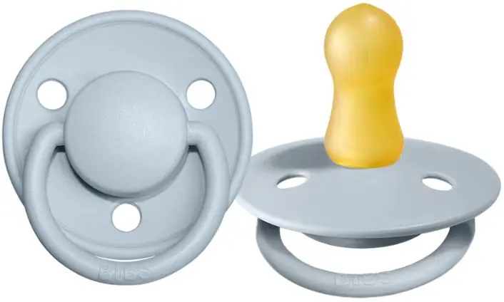 Пустышка Bibs De Lux Latex Baby Blue 0-6 месяцев