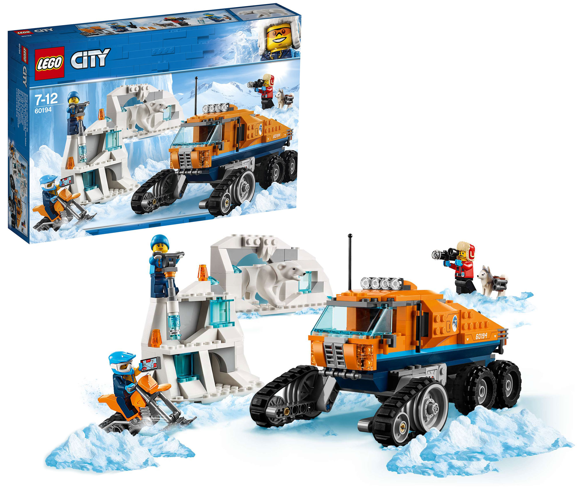 Конструктор Lego City Арктическая экспедиция Грузовик ледовой разведки 60194