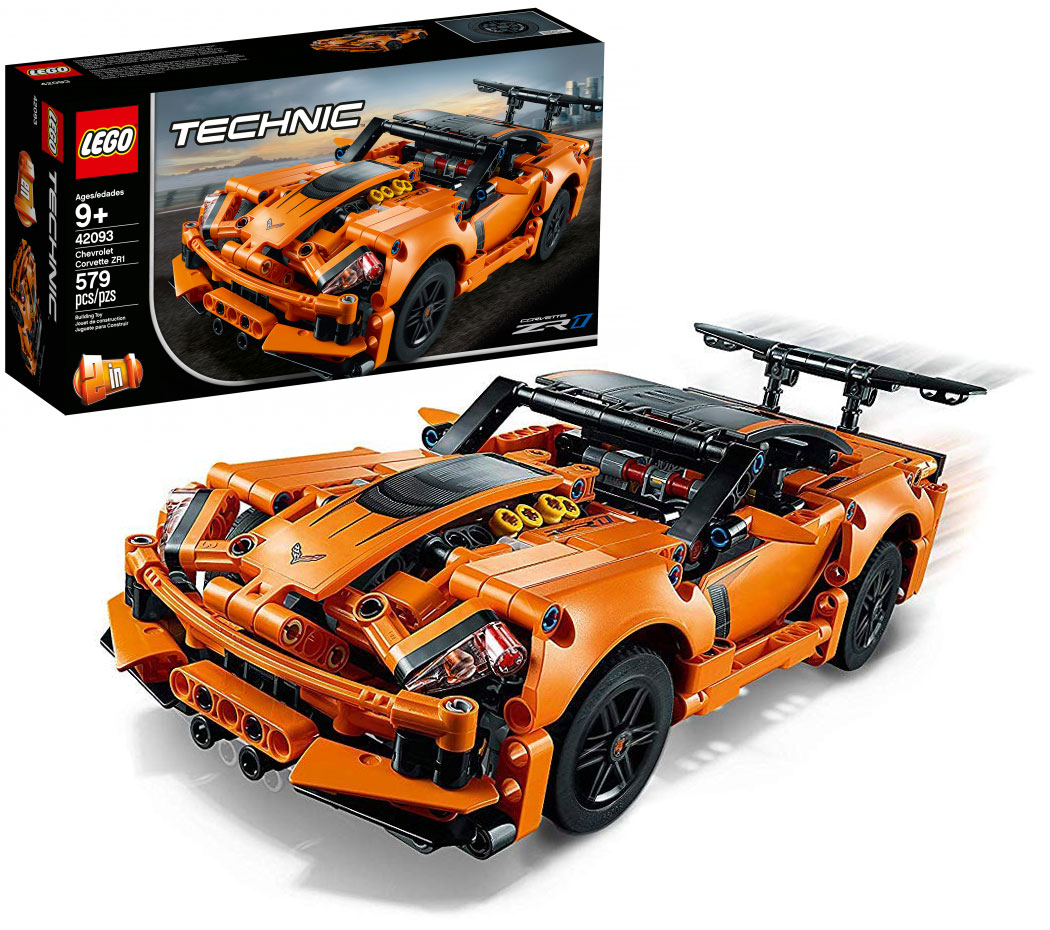 lego technic chevrolet corvette zr1 rally car set