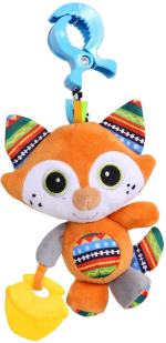 Игрушка-подвеска на прищепке Лисенок Фрэнк Biba Toys, 27х13 см Игрушка-подвеска на прищепке Лисенок Фрэнк Biba Toys, 27х13 см
