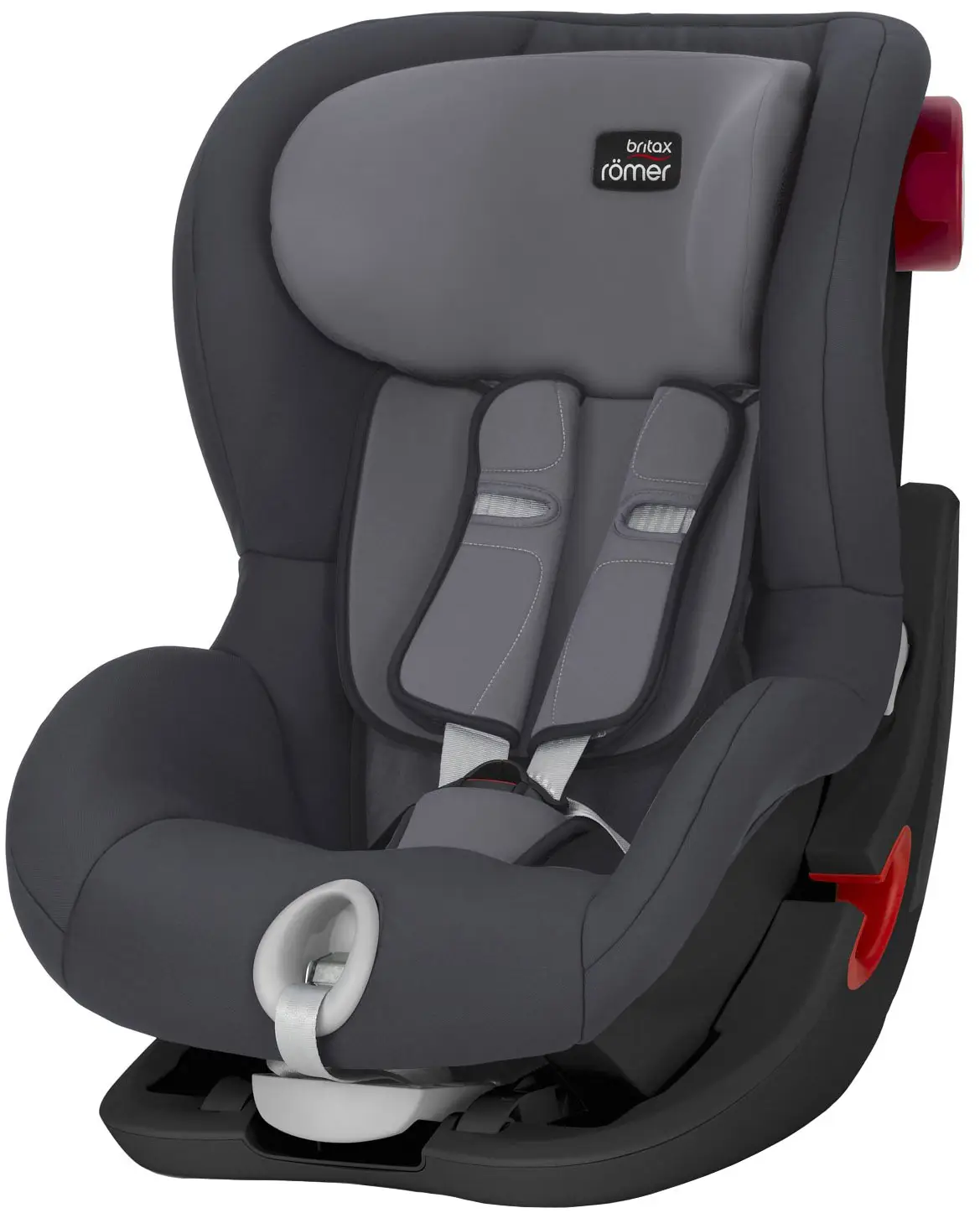 Автокресло группа 1 (9-18 кг) Britax Roemer King II Black Series Storm Grey Trendline
