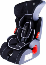 Автокресло детское Amarobaby Big trip, группа 1-3, черное, серое
