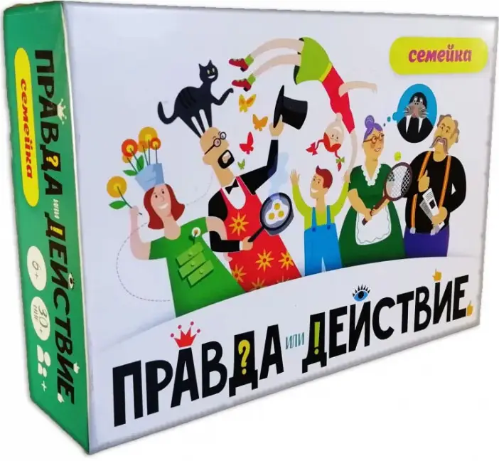 Настольная игра Хэппибанч Правда или действие Семейка, 7H19-PDF