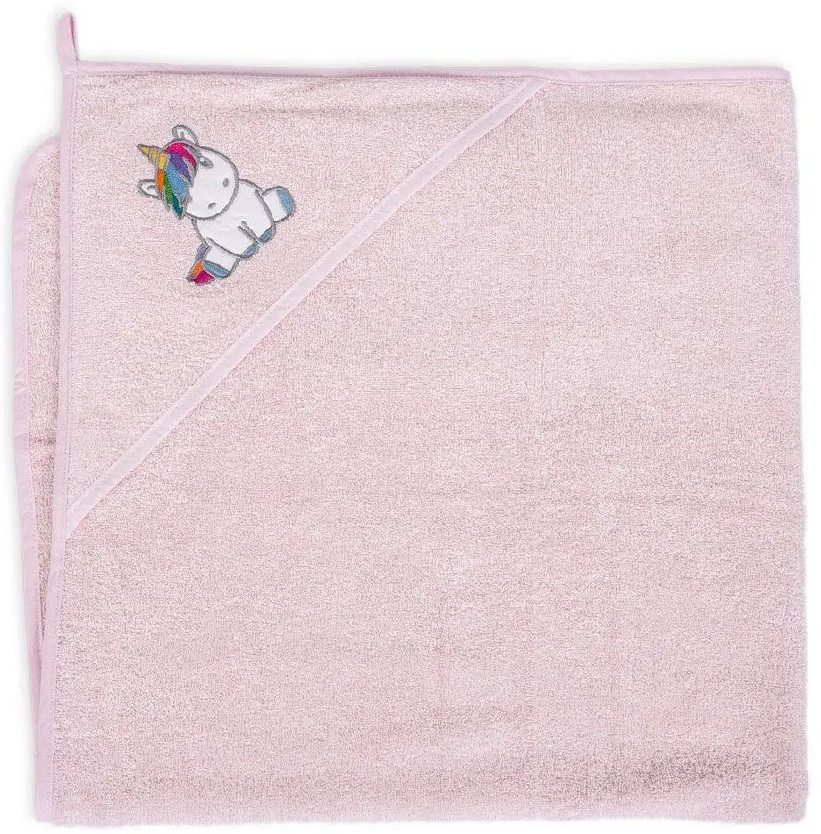 Полотенце-уголок Ceba Baby Unicorn pink