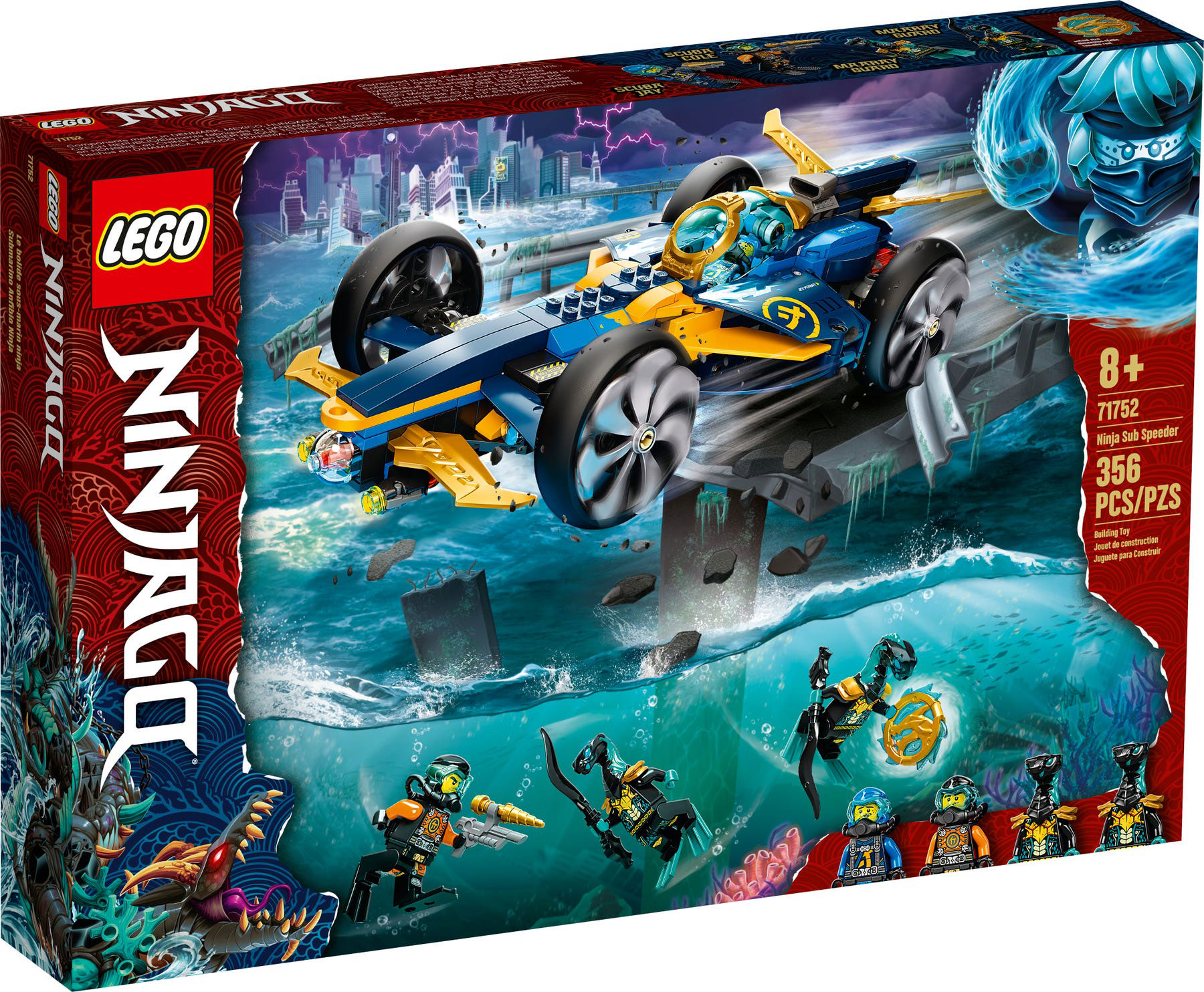 Конструктор Lego Ninjago 71752 Спидер-амфибия ниндзя купить в Москве в  интернет-магазине LEMI KIDS