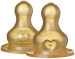 Фотография товара Латексная соска для бутылочки Bottle Nipple 2 Pack Slow Flow Latex средний поток