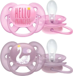 Фотография товара Пустышка Ultra soft Hello Philips Avent, лебедь, от 6 до 18 месяцев