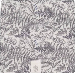 Плед-пеленка Наследник Выжанова, принт ботаника, размер 120х120 см
