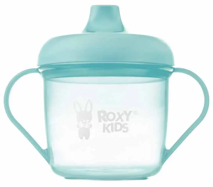 Кружка-поильник Roxy-Kids с носиком, цвет мятный