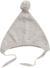 Шапочка вязаная Olivia knits Pom-Pom Гномик Серый циркон 40 см