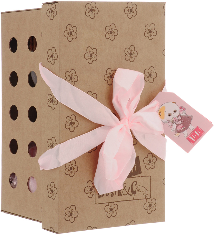 Мягкая игрушка Budi Basa Ли-Ли в розовом костюме в клетку 24 см