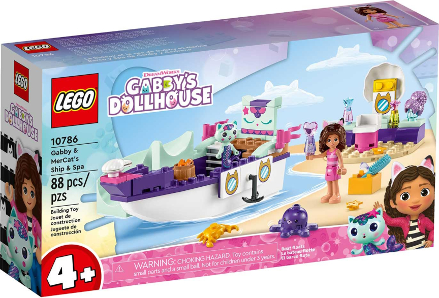 Конструктор Lego Gabby's Dollhouse Корабль и спа Габби и МерКэта