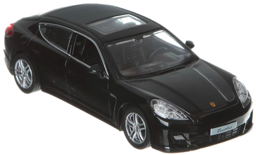 Машина металлическая Porsche Panamera Turbo, чёрная