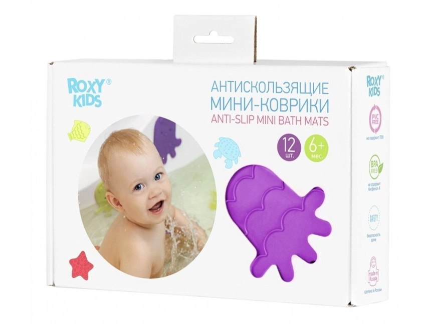 Набор ковриков для ванны Roxy Kids 12 штук