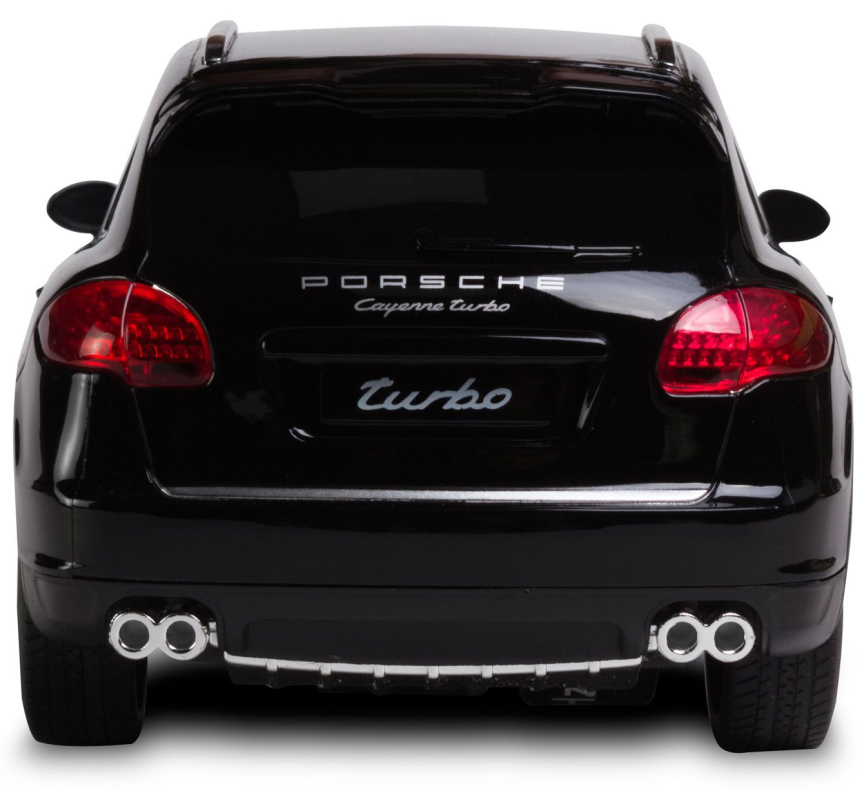 Легковой автомобиль Rastar Porsche Cayenne Turbo (46100) 1:24 18 см, черный