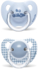 Пустышка силиконовая анотомическая Suavinex Haute Сouture (6-18 мес) 2 штуки голубой машинка/голубой