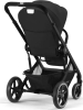 Детская коляска Balios S Lux BLK Cybex Moon Black с дождевиком