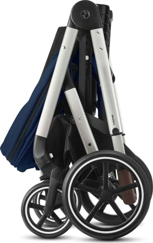 Детская коляска Balios S Lux SLV Navy Blue с дождевиком