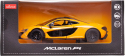 Машина металлическая McLaren P1, двери и капот открываются, масштаб 1:24, жёлтая