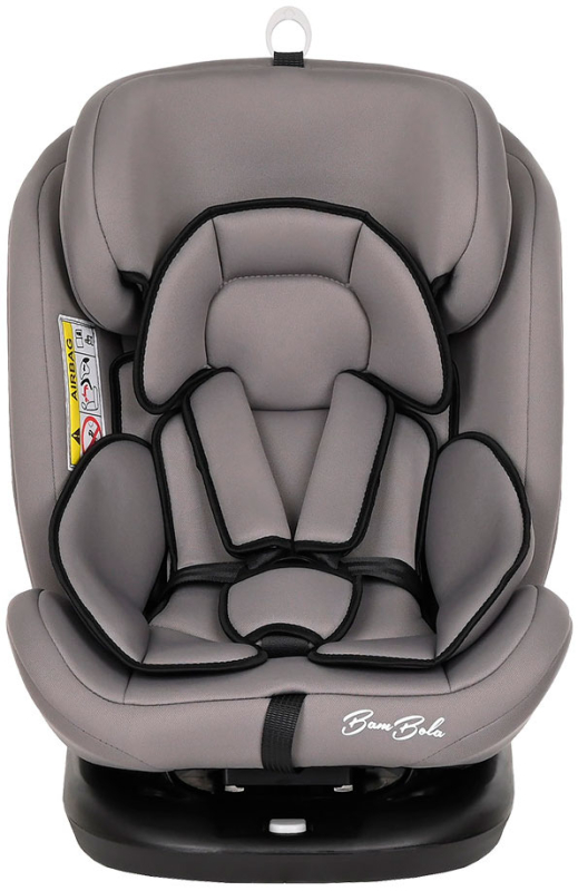 Автокресло группа 0/1/2/3 (0-36 кг) BamBola Minori Isofix cветло-серый