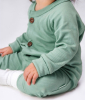Комбинезон детский с шапочкой Amarobaby Fashion, зеленый, размер 56