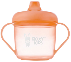 Кружка-поильник Roxy-Kids с носиком, цвет персиковый