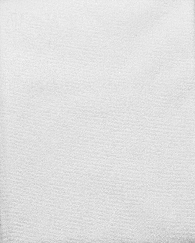 Наматрасник Осьминожка махровый непромокаемый с резинкой, 95x65 см, белый