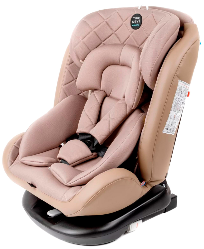 Автокресло группа 0/1/2/3 (0-36 кг) AmaroBaby Brilliant Isofix класс D, бежевый