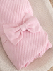 Комплект теплый на выписку лапша Luxury Baby, р. 56-68, розовый