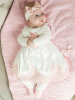 Комплект на выписку Luxury Baby Принцесса, комбинезон и платье Розы 56