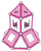 Магнитный конструктор "Pink" 104 детали