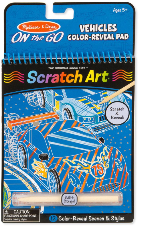 Scratch Art Melissa & Doug Транспорт